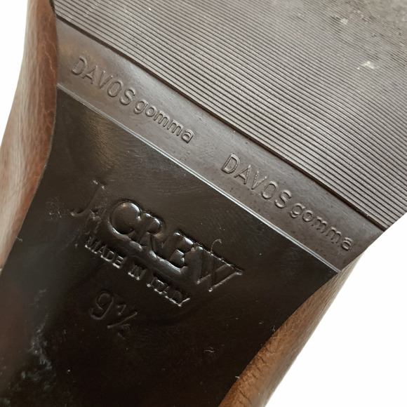 J. Crew Tenley Leather Mid Calf Boots 9.5 - Picture 3 of 8